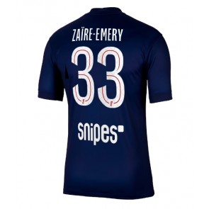 Paris Saint-Germain Warren Zaire-Emery #33 Replika Hjemmebanetrøje 2025-26 Kortærmet Paris Saint-Germain Warren Zaire-Emery #33 Replika Hjemmebanetrøje 2025-26 Kortærmet